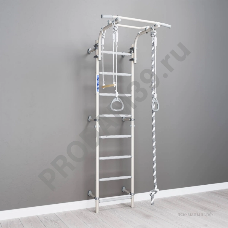 Детский спортивный комплекс пристенный Romana Next Pastel