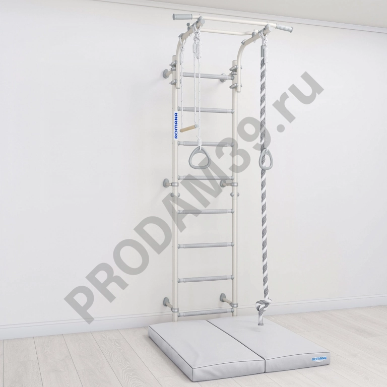 Детский спортивный комплекс пристенный Next Pastel + мат