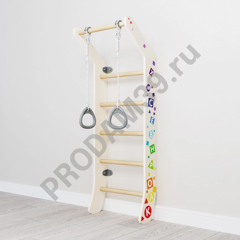 Детский спортивный комплекс пристенный Eco 3 Luna