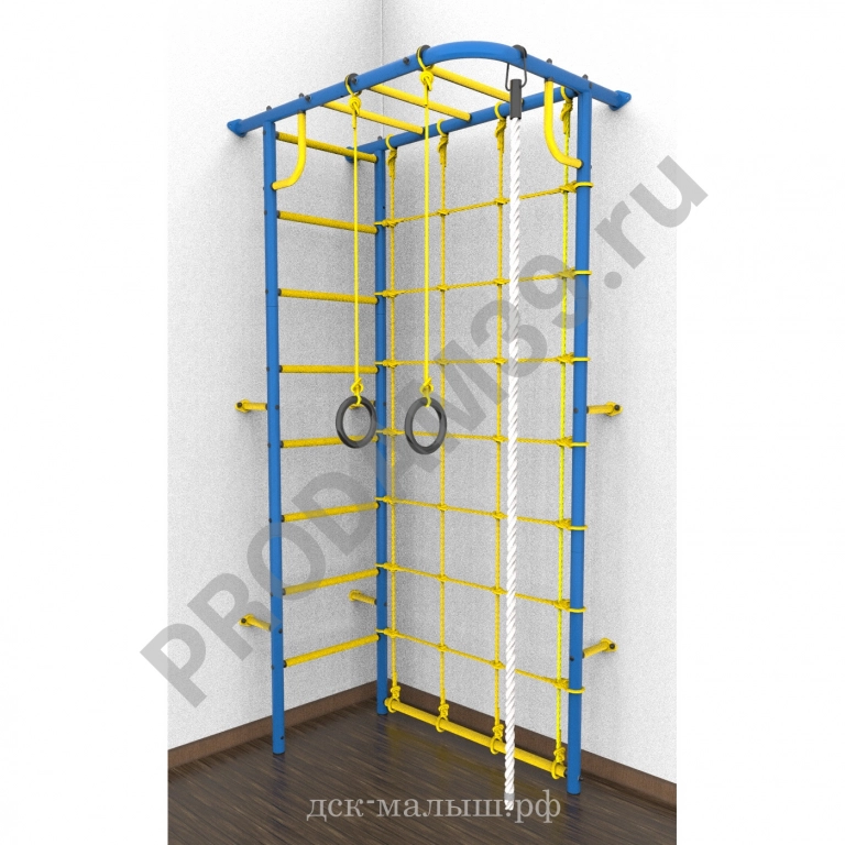 Детский спортивный комплекс пристенный 7 Рукоход-Угловой, пвх