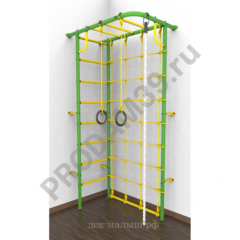 Детский спортивный комплекс пристенный 7 Рукоход-Угловой, пвх