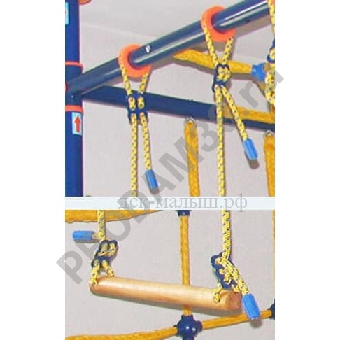 Детский спортивный комплекс пристенный 4-х опорный с рукоходом