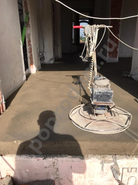 Полусухая стяжка пола под ключ. Выравнивание пола. Быстро. недорого. Немецкое оборудование