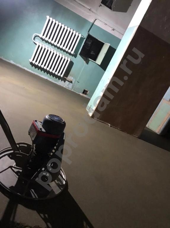 Полусухая стяжка пола под ключ. Выравнивание пола. Быстро. недорого. Немецкое оборудование