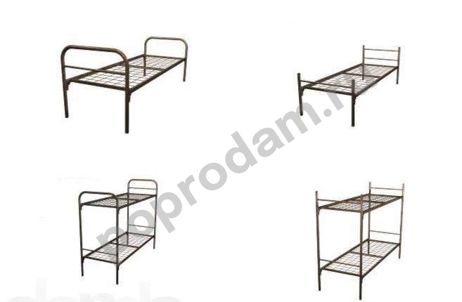 Металлические кровати для воинских частей, туристических баз