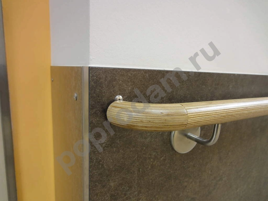 Защитные отбойники HPL отделка коридоров отбойными досками HPL защита стен отбойниками HPL