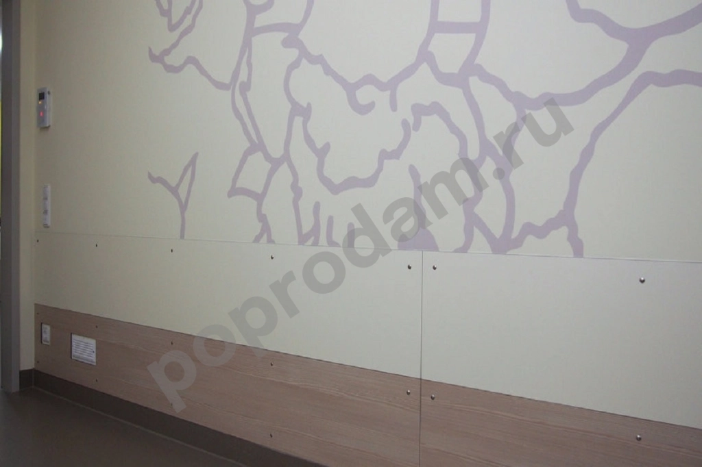 Защитные отбойники HPL отделка коридоров отбойными досками HPL защита стен отбойниками HPL