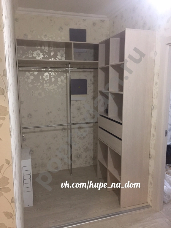 ГАРДЕРОБНАЯ С Г-ОБРАЗНЫМ НАПОЛНЕНИЕМ