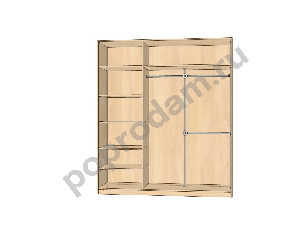 Шкаф купе с тонким профилем Slim