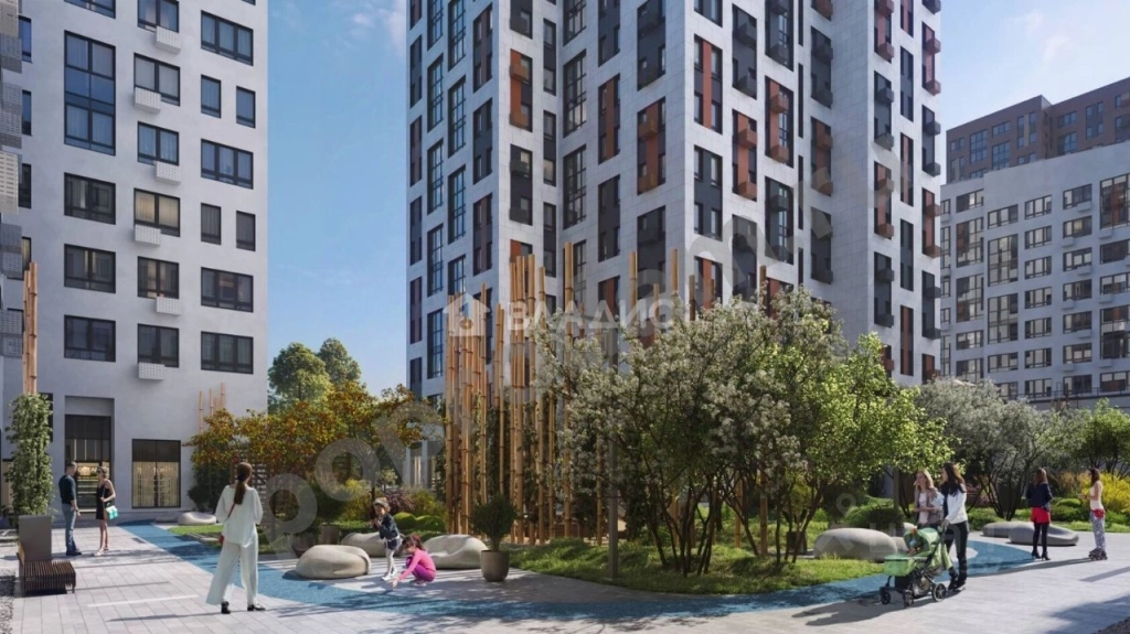 1-к кв. Москва Сосенское поселение, Дзен-кварталы жилой комплекс, 1.4 (33.2 кв.м)