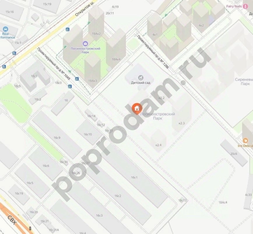 1-к кв. Москва Лосиноостровский Парк жилой комплекс, к2.1 (32.5 кв.м)