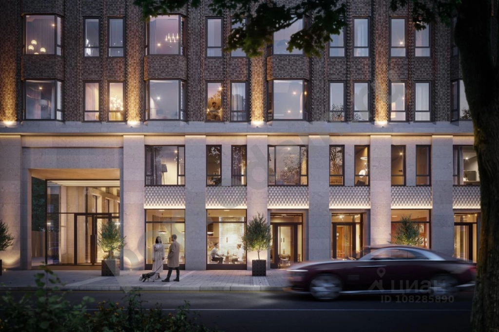 3-к кв. Москва ул. 1-я Ямского Поля, 28С3 (96.54 кв.м)