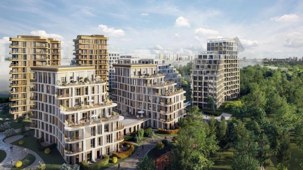 3-к кв. Москва Рублево-Архангельское мкр, В19 кв-л, Сберсити жилой комплекс (135.87 кв.м)