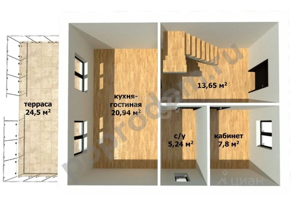Дом в Москва Мосрентген поселение, д. Дудкино, Дары Природы СНТ, ул. 3-я Линия, 205 (120 кв.м)