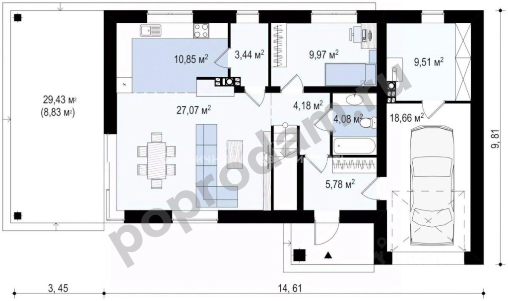 Дом в Москва Марушкинское поселение, д. Постниково, ул. Космическая, 50 (180 кв.м)