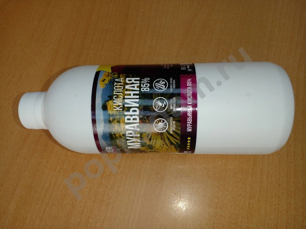 Пчеловодам муравьиная кислота (85%), флакон 0,5 л продаю.