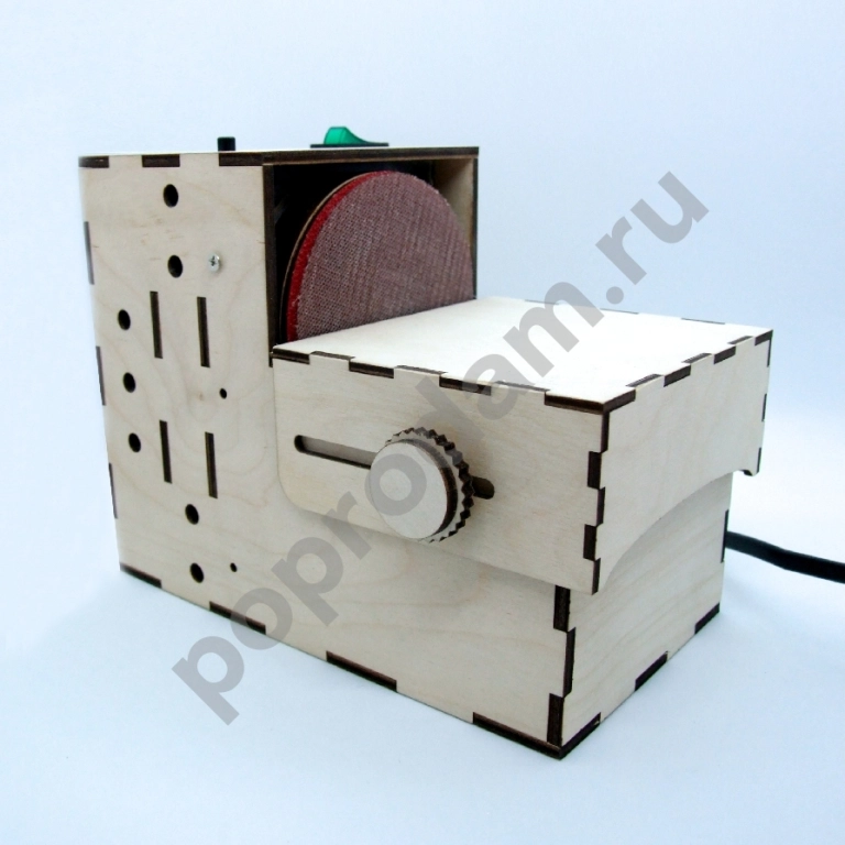Мини шлифовальный DIY-станок для небольших заготовок и изделий