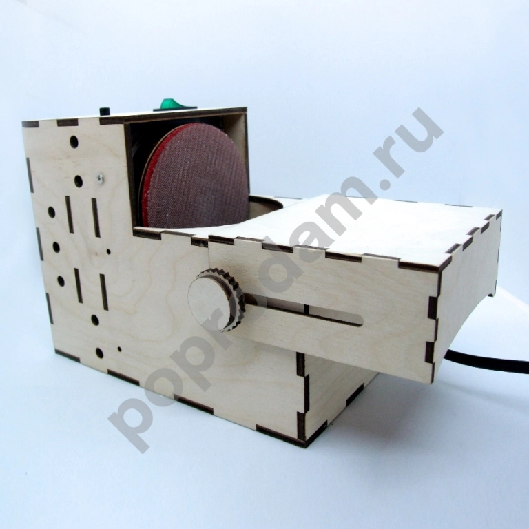 Мини шлифовальный DIY-станок для небольших заготовок и изделий