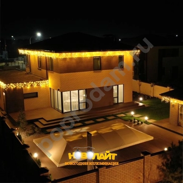 Новогоднее украшение домов в Ростове-на-Дону и области
