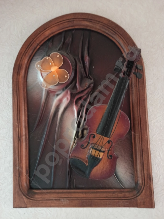 Картина декоративная со скрипкою