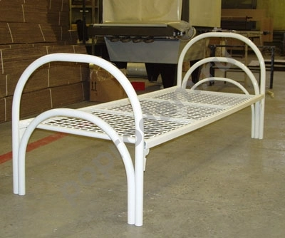 Металлические одноярусные кровати