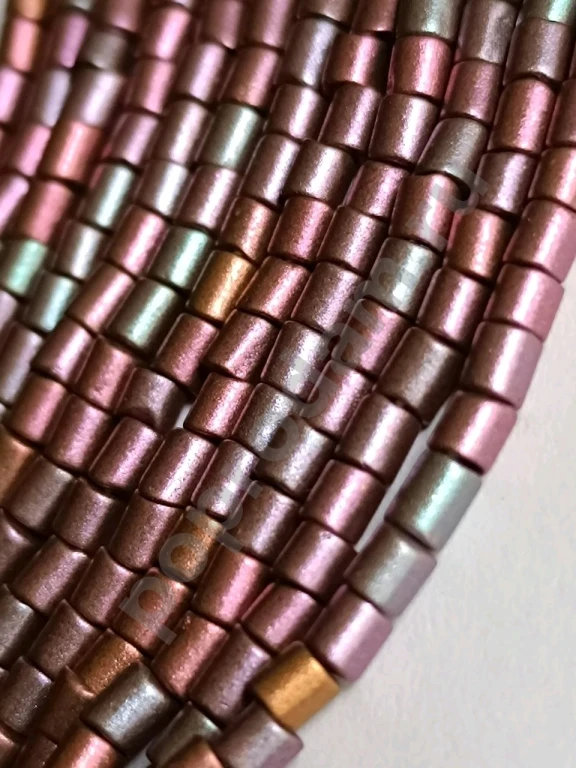 Длинные Бусы. Italia Independent. Матовое, Перламутровое Стекло.