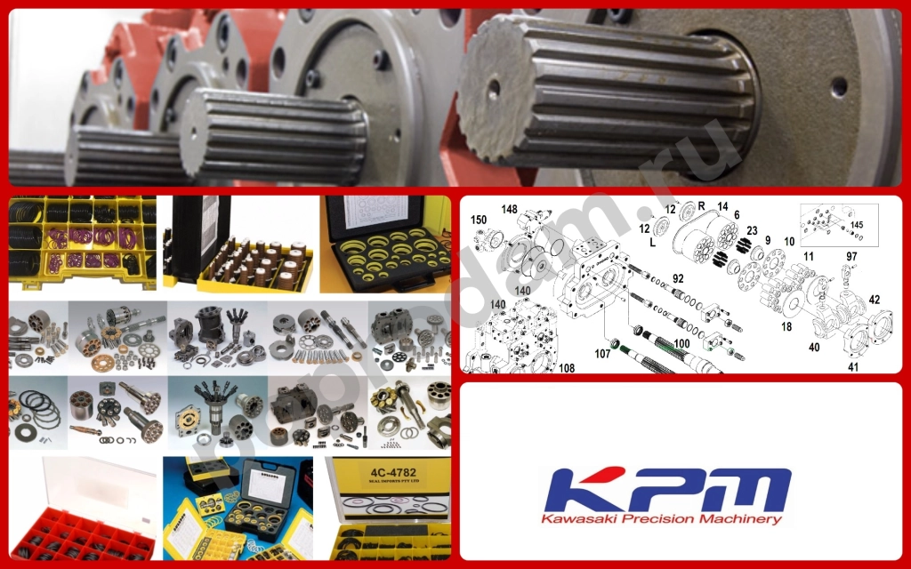 Ремонт гидронасоса komatsu.