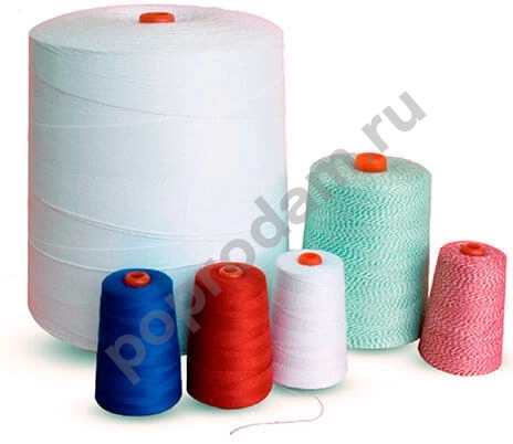 Нитки мешкозашивочные (полиэстер).