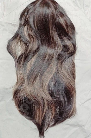 Парик длинный с челкой новый