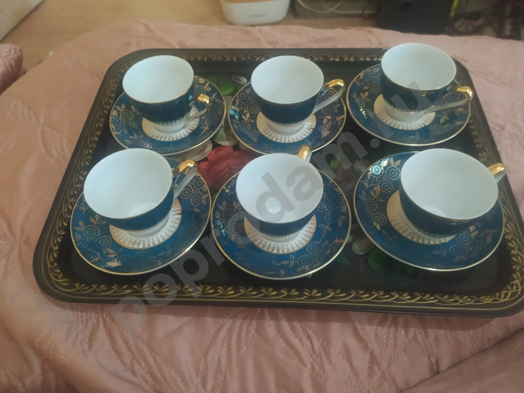 Набор чайный Чехословакия на 6 персон