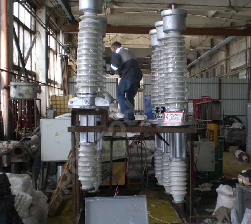 Ввод высоковольтный 110 кВ – 220 кВ для выключателя (ГМВБ, ГКВ, ГТВ, БМВУ, БМВ, ГБМВ)