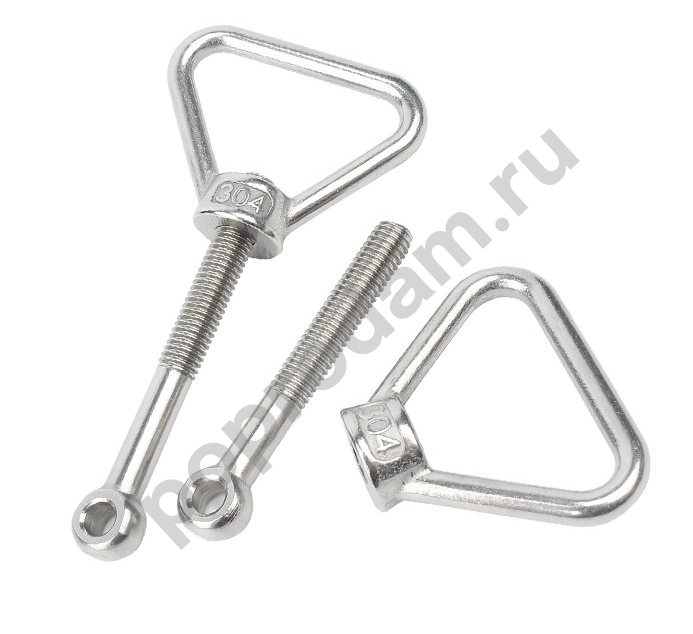 Комплекты судовые стальные болты откидные, гайки - барашки