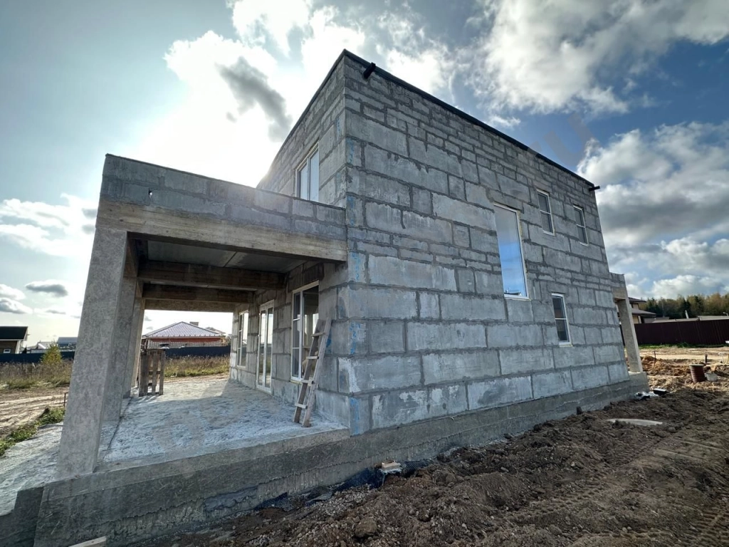 Домокомплект из полистиролбетона панели крупноформатные паз-гребень.