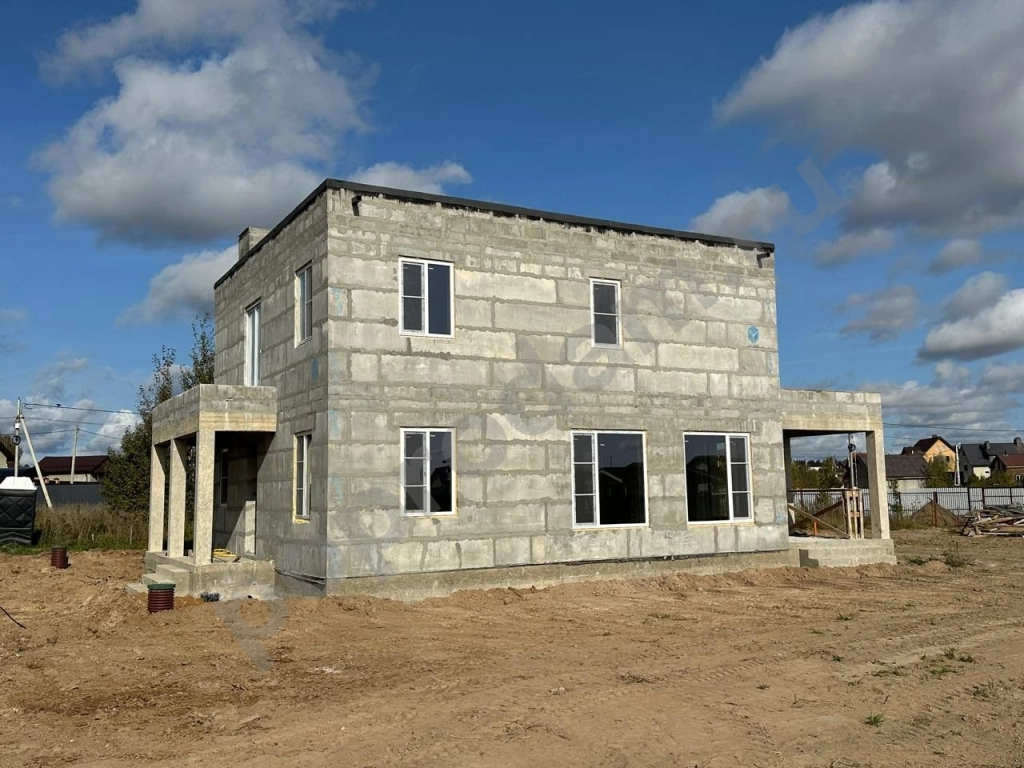 Домокомплект из полистиролбетона панели крупноформатные паз-гребень.