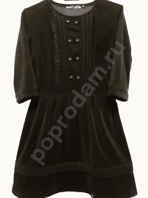 Платье черное 42. Стиль школьница