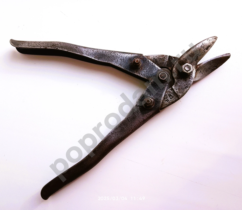 Ножницы по металлу СССР с пружиной