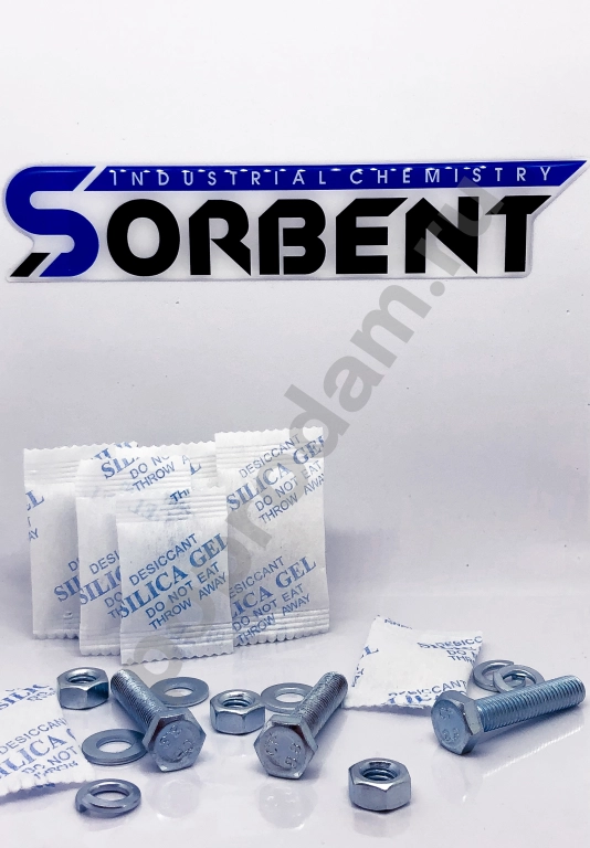 Силикагель фасованный ОВТМ ВК SORB-DRY BAG COLOR PLUS по 250г.