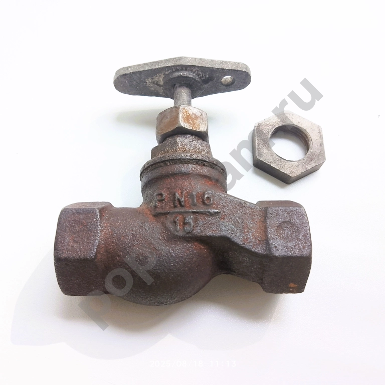 Вентиль запорный, чугун СССР