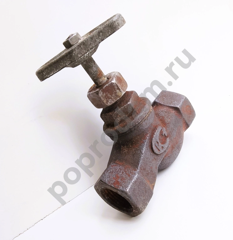 Вентиль запорный, чугун СССР