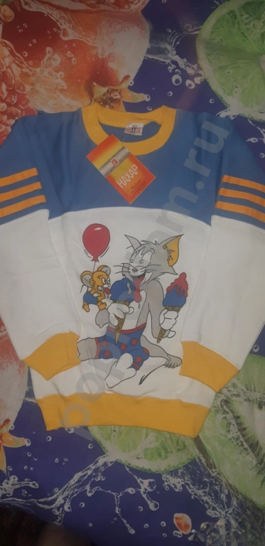 Спортивный костюм х/б новый Tom&Jerry+наклейки