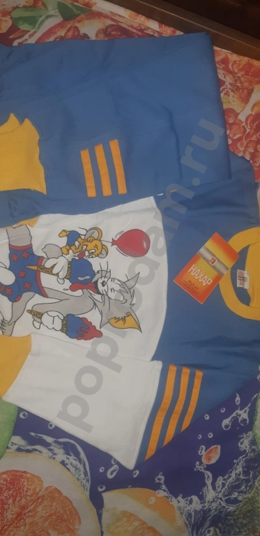 Спортивный костюм х/б новый Tom&Jerry+наклейки