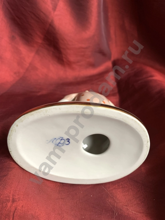 Девочка с кошкой статуэтка ЛФЗ 1950-е годы