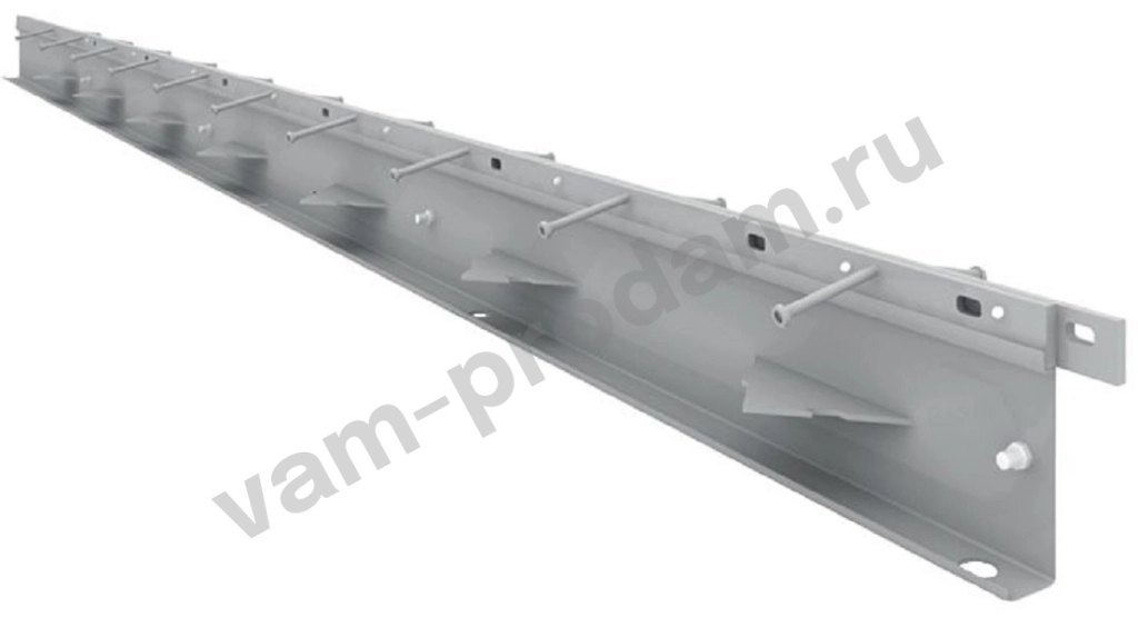 Несъёмная опалубка для бетонного пола. Закладной профиль. Деформационный шов