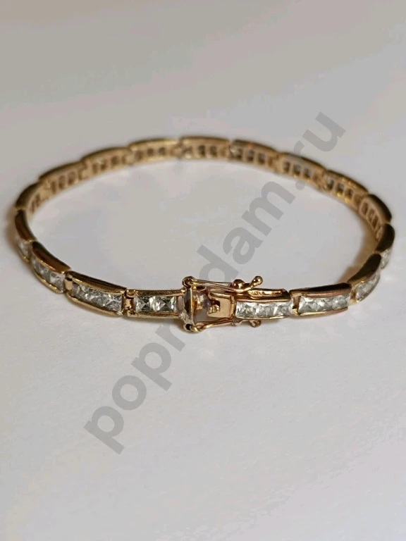 Теннисный Браслет. 14к. Золото 585 проба. 12 грамм.