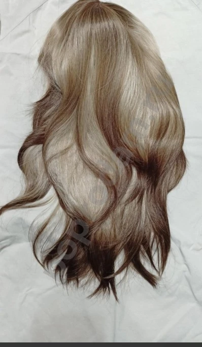 Парик прямой блонд новый