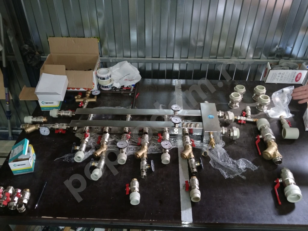 Монтаж отопления воды и канализации