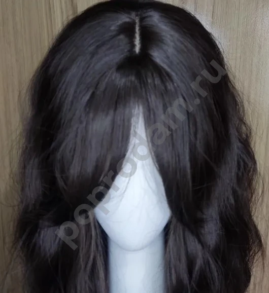 Парик черный длинный новый