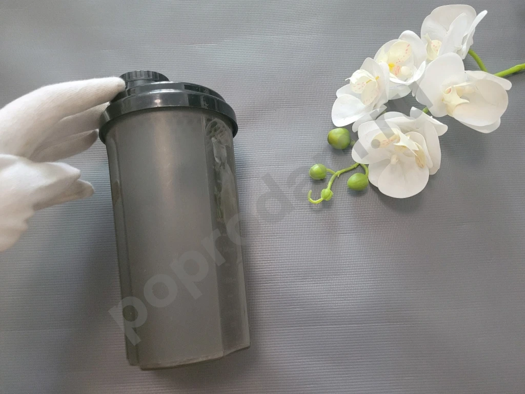 Шейкер спортивный Aptonia черный пластик 700мл