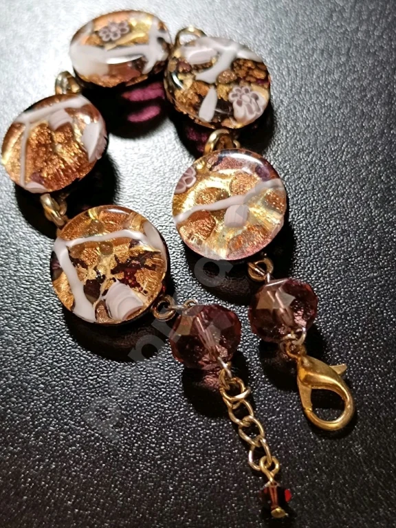 Браслет. Italia. Маркировка. Муранское Стекло.