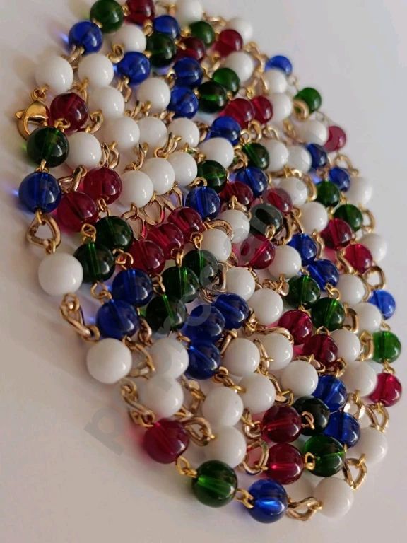 Длинные Бусы Цепочка.1метр 82см. Italia Independent. Стекло.